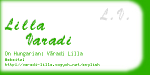 lilla varadi business card