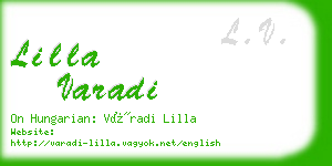 lilla varadi business card